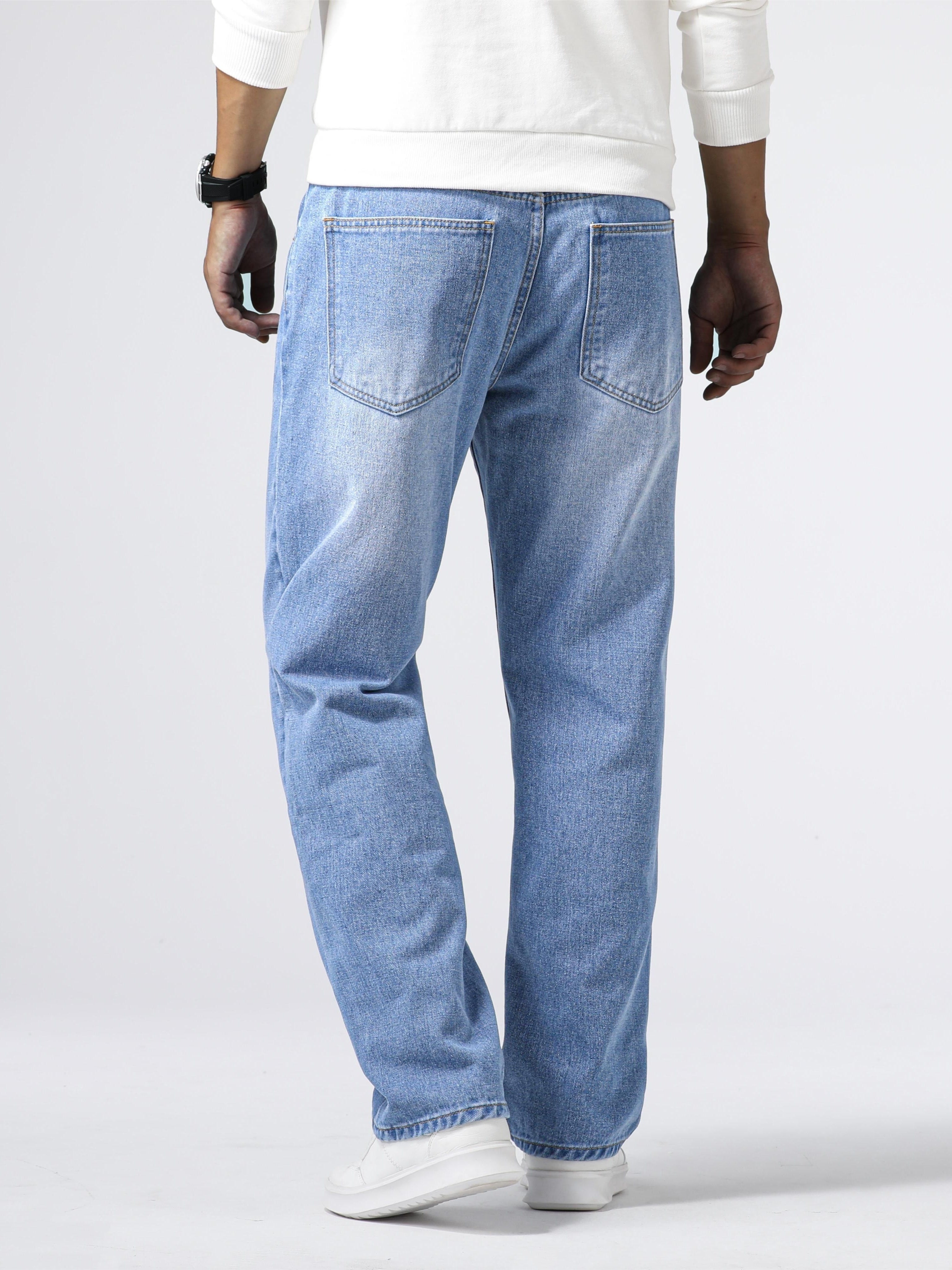 Jeans da uomo dal design classico
