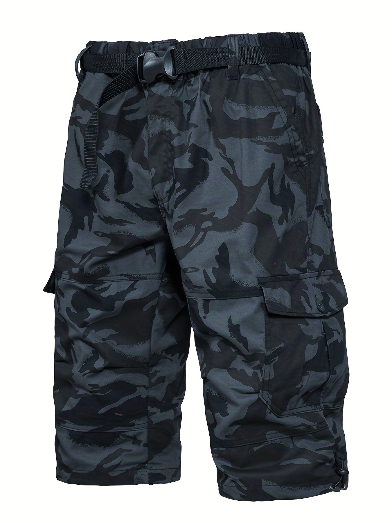 Pantaloncini capri cargo casual da uomo in stile street