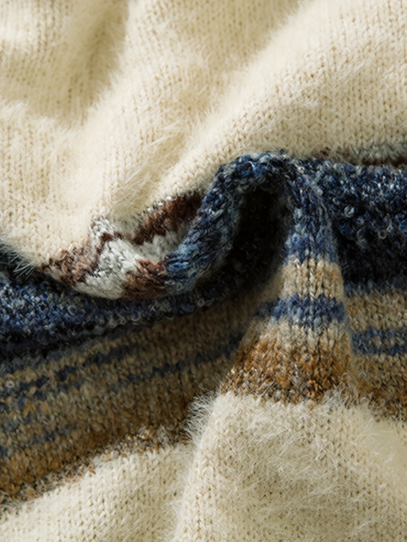 Elegante cardigan retr? con righe