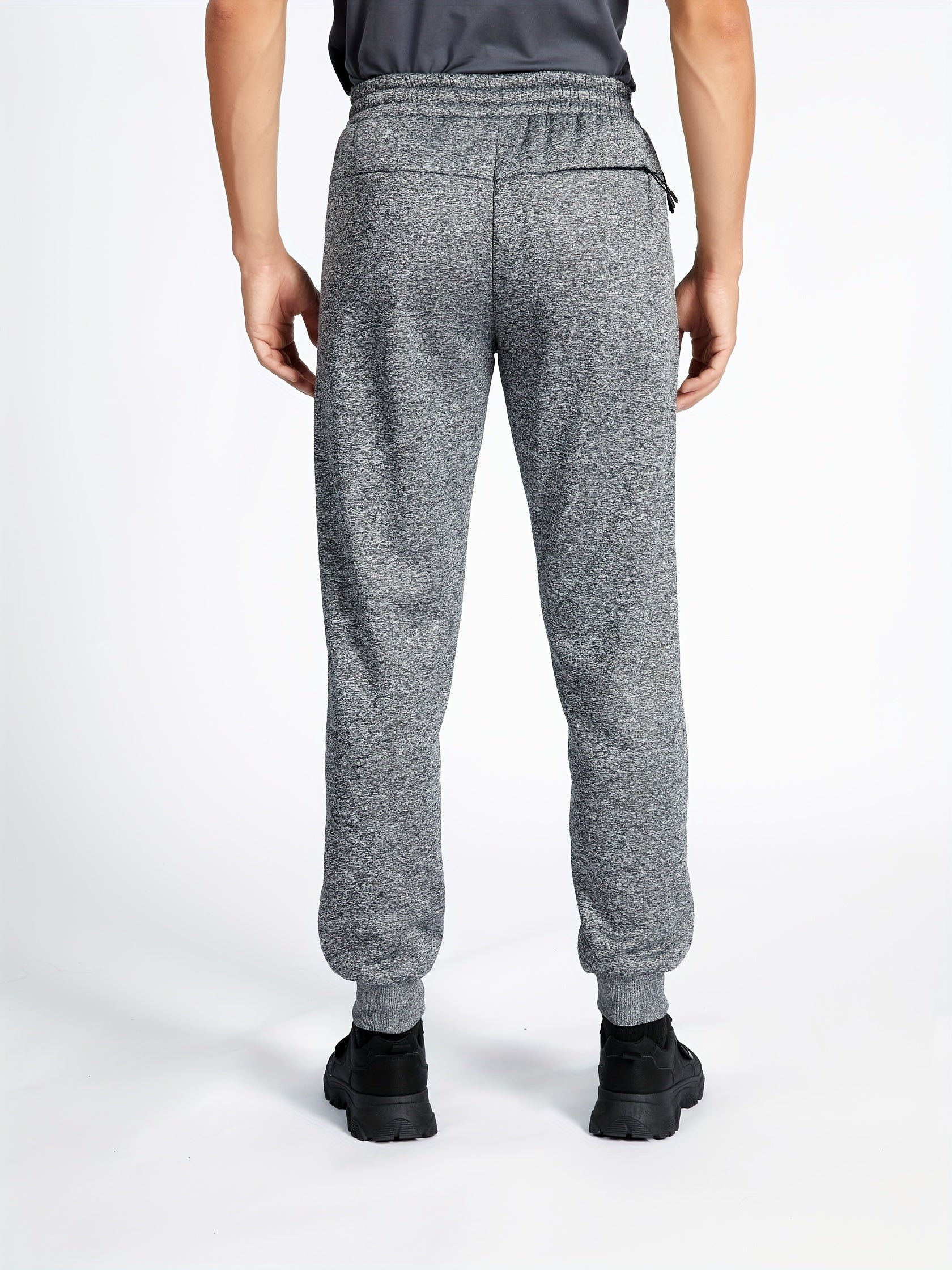 Pantaloni della tuta da uomo in caldo pile con coulisse