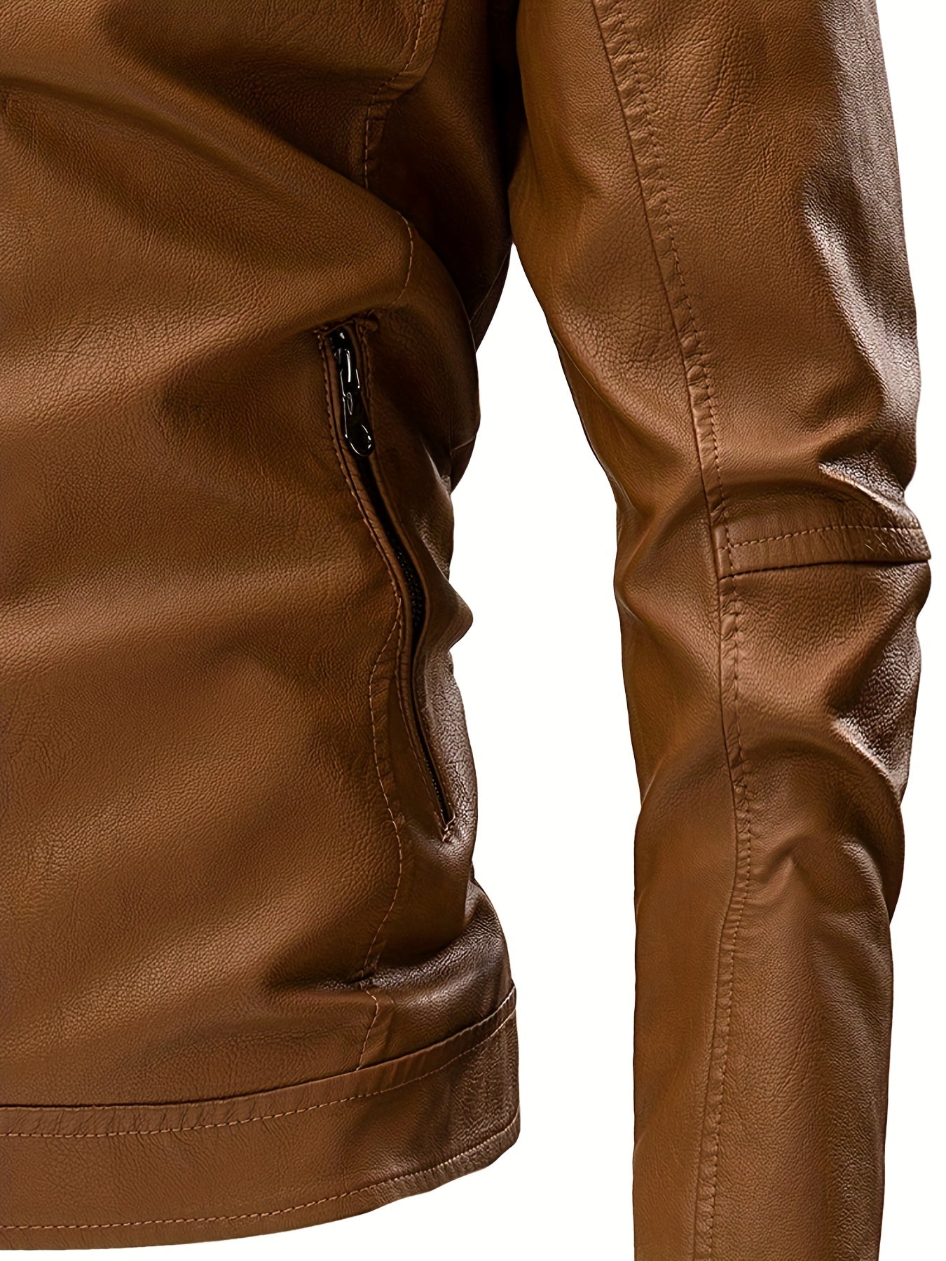 Giacca vintage in ecopelle per la primavera