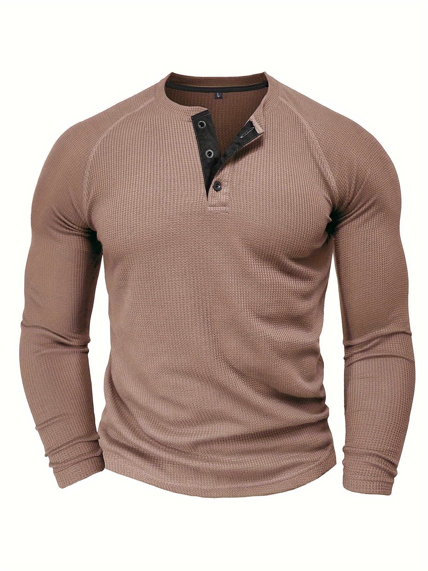 Maglia Henley a maniche lunghe