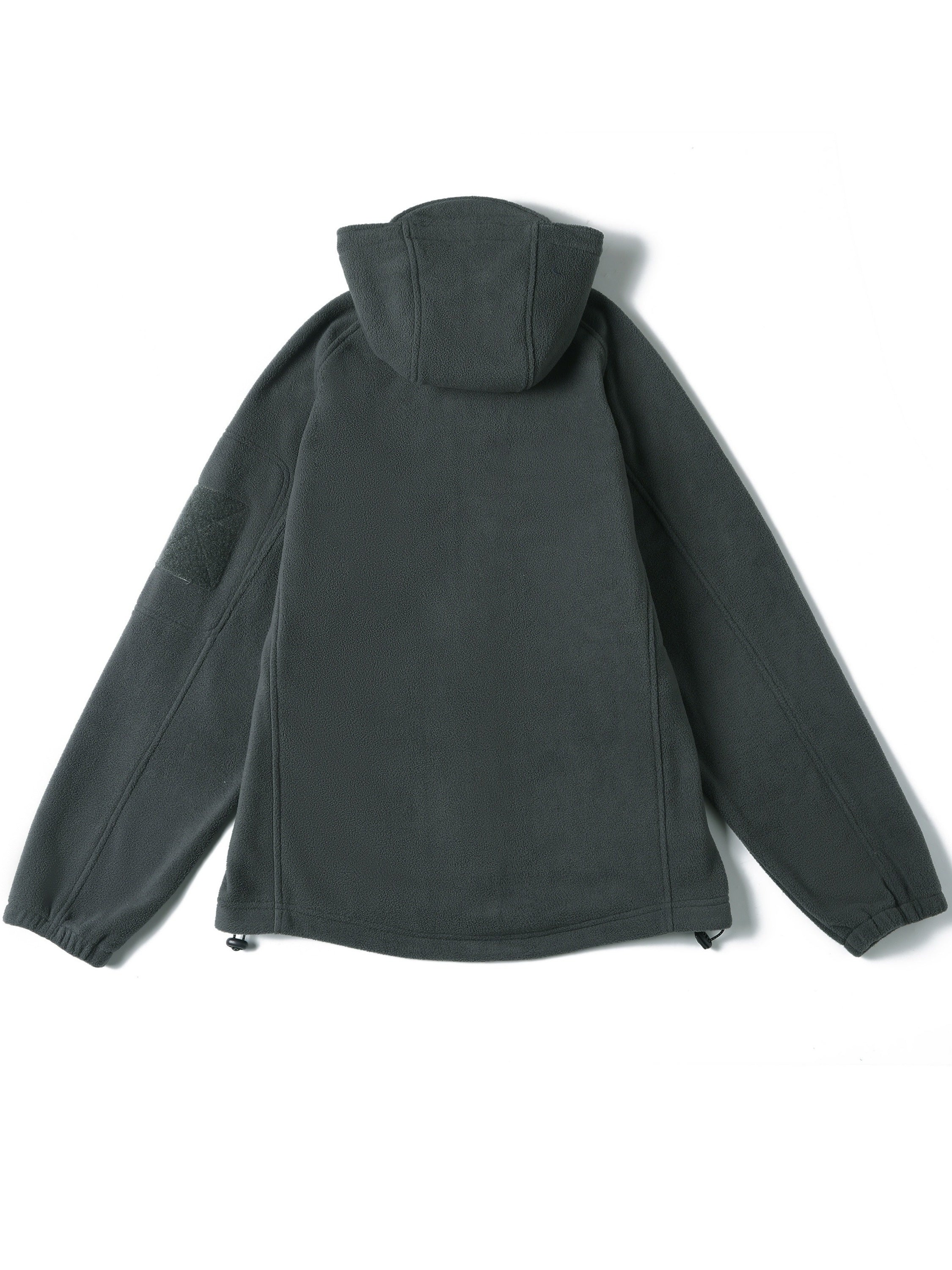 Calda felpa con cappuccio realizzata in pile polare