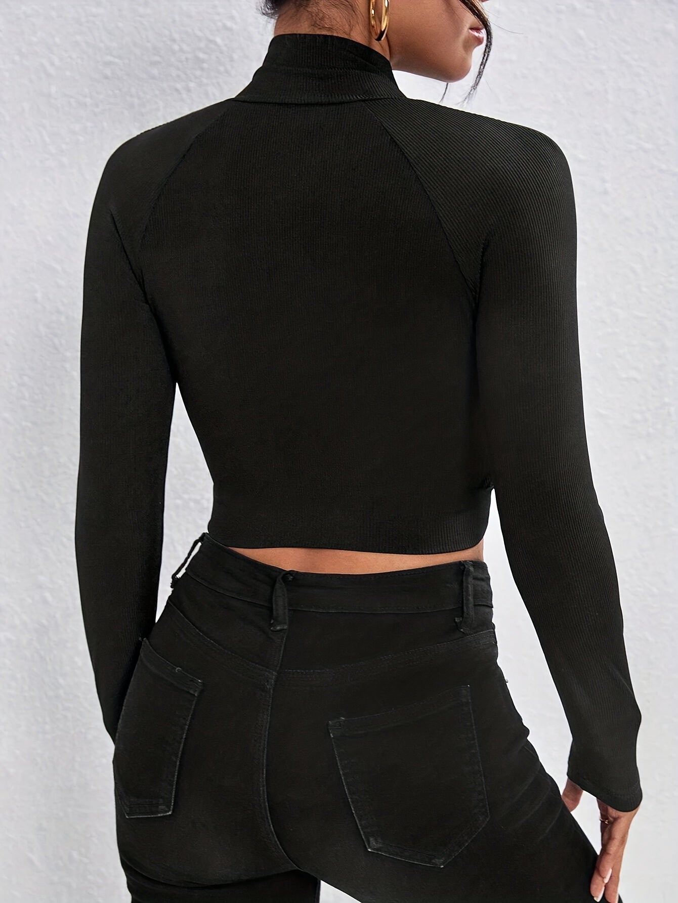 Giacca corta slim con cerniera