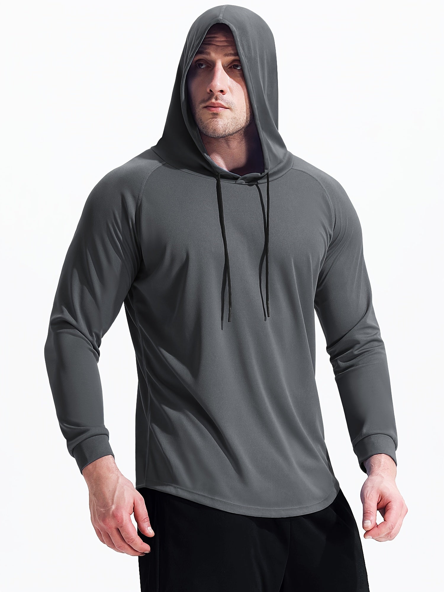 Felpa con cappuccio fitness da uomo