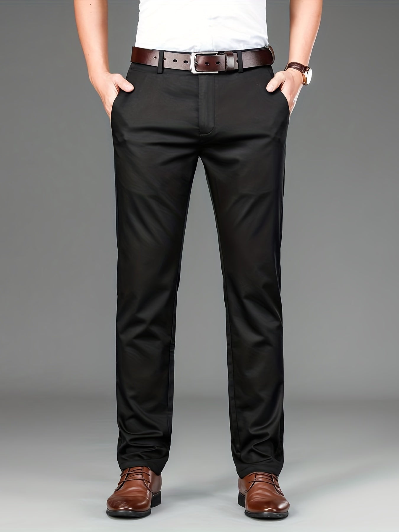 Pantaloni classici mid-stretch