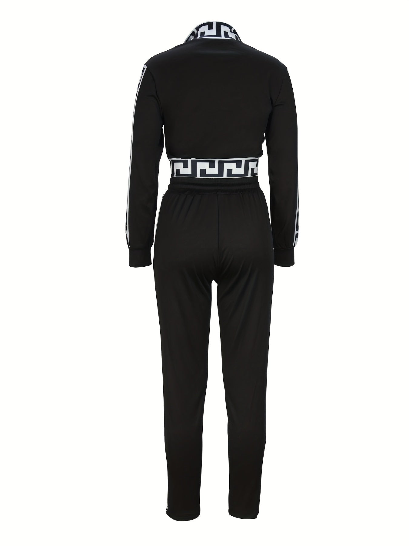 Gilet e pantaloni sportivi con profili a contrasto