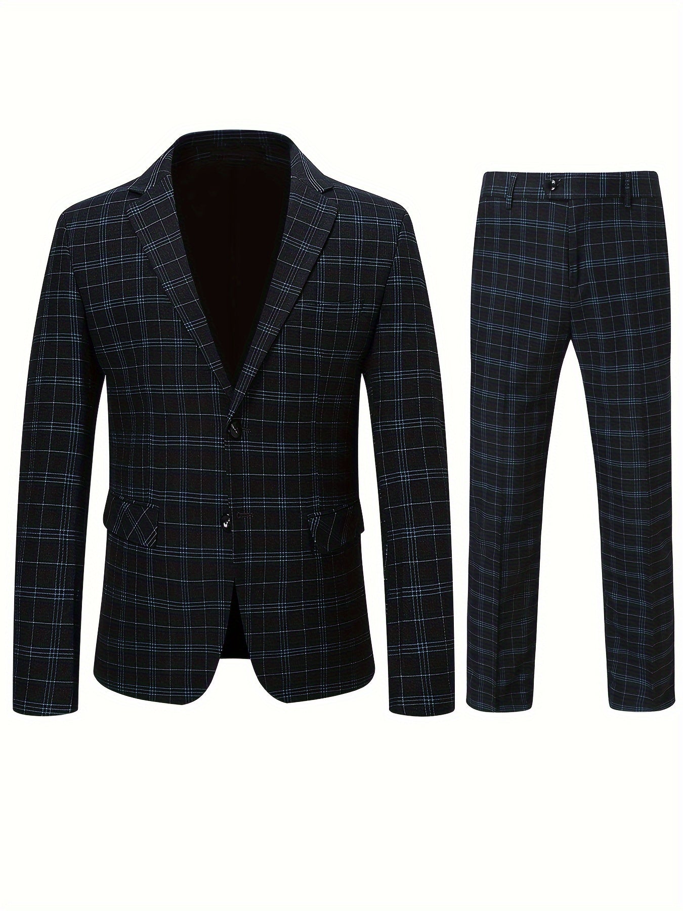 Set di giacche e pantaloni a quadri retr?