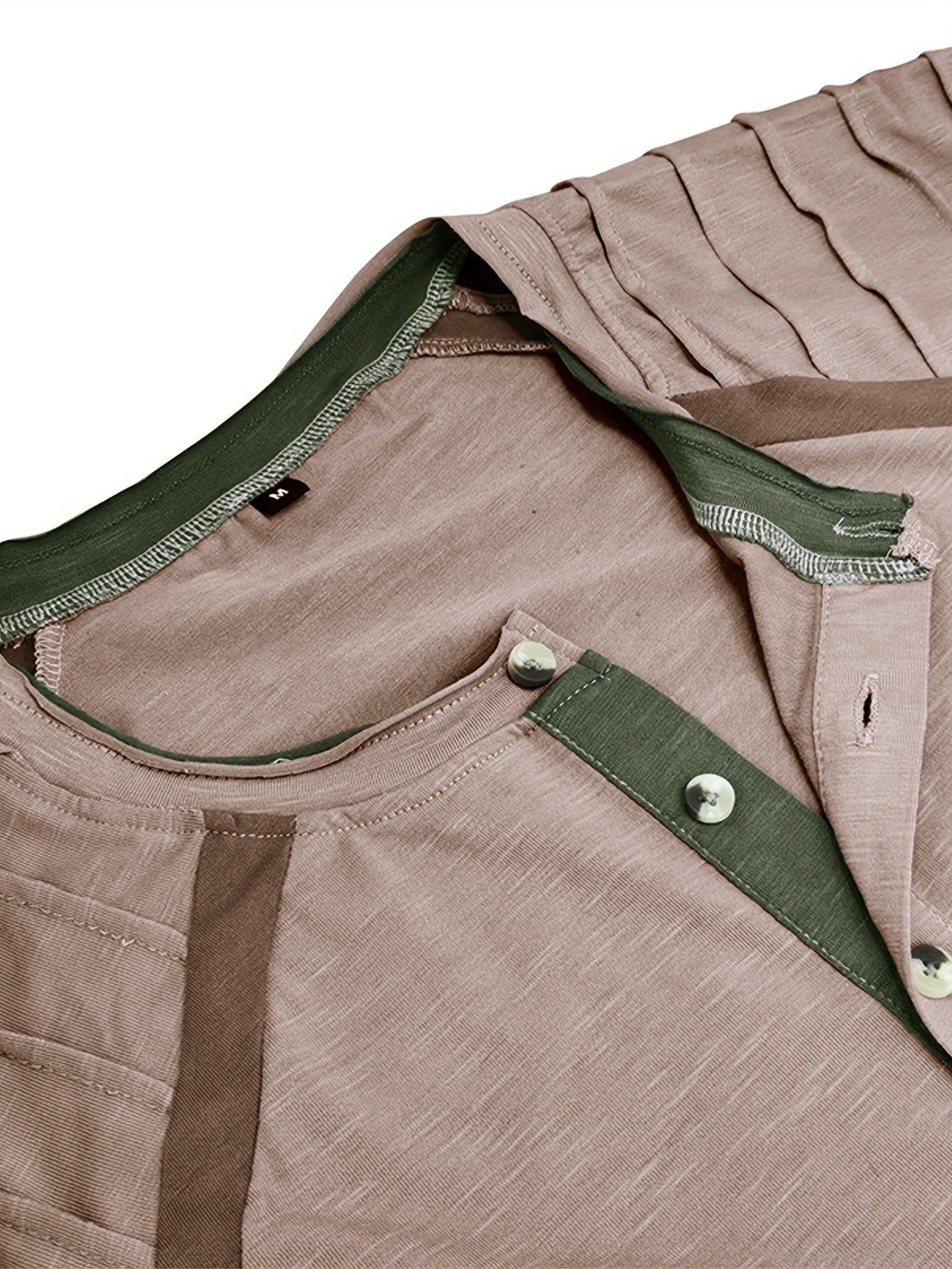 Maglia serafino vintage a maniche lunghe