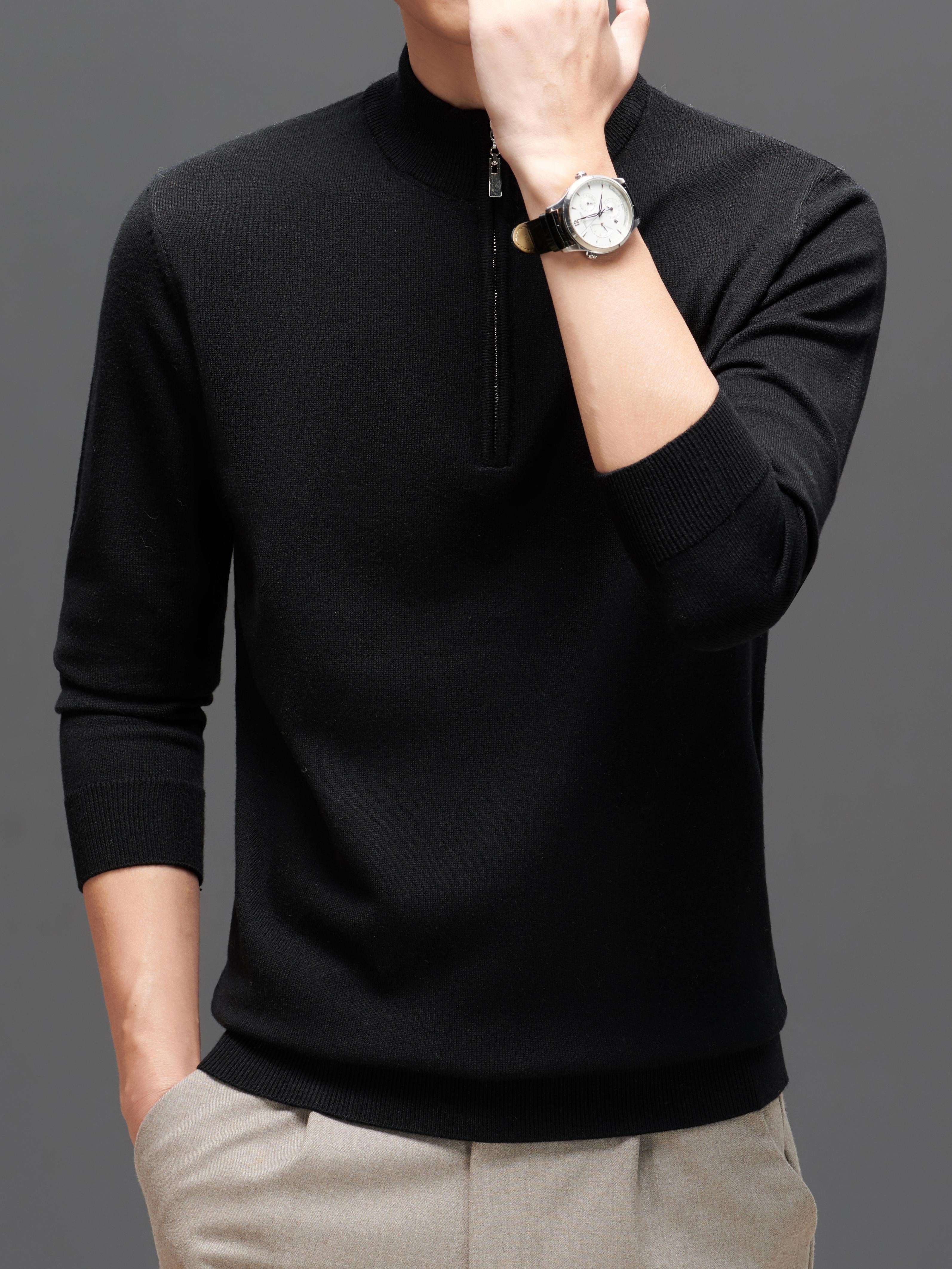 Maglione in lana lavorato a maglia per uomo