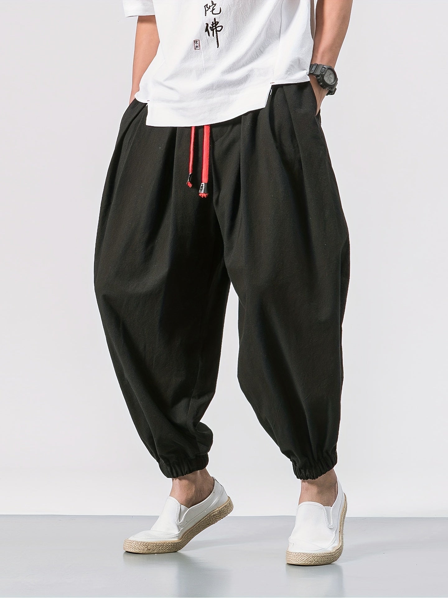 Pantaloni harem alla moda da uomo