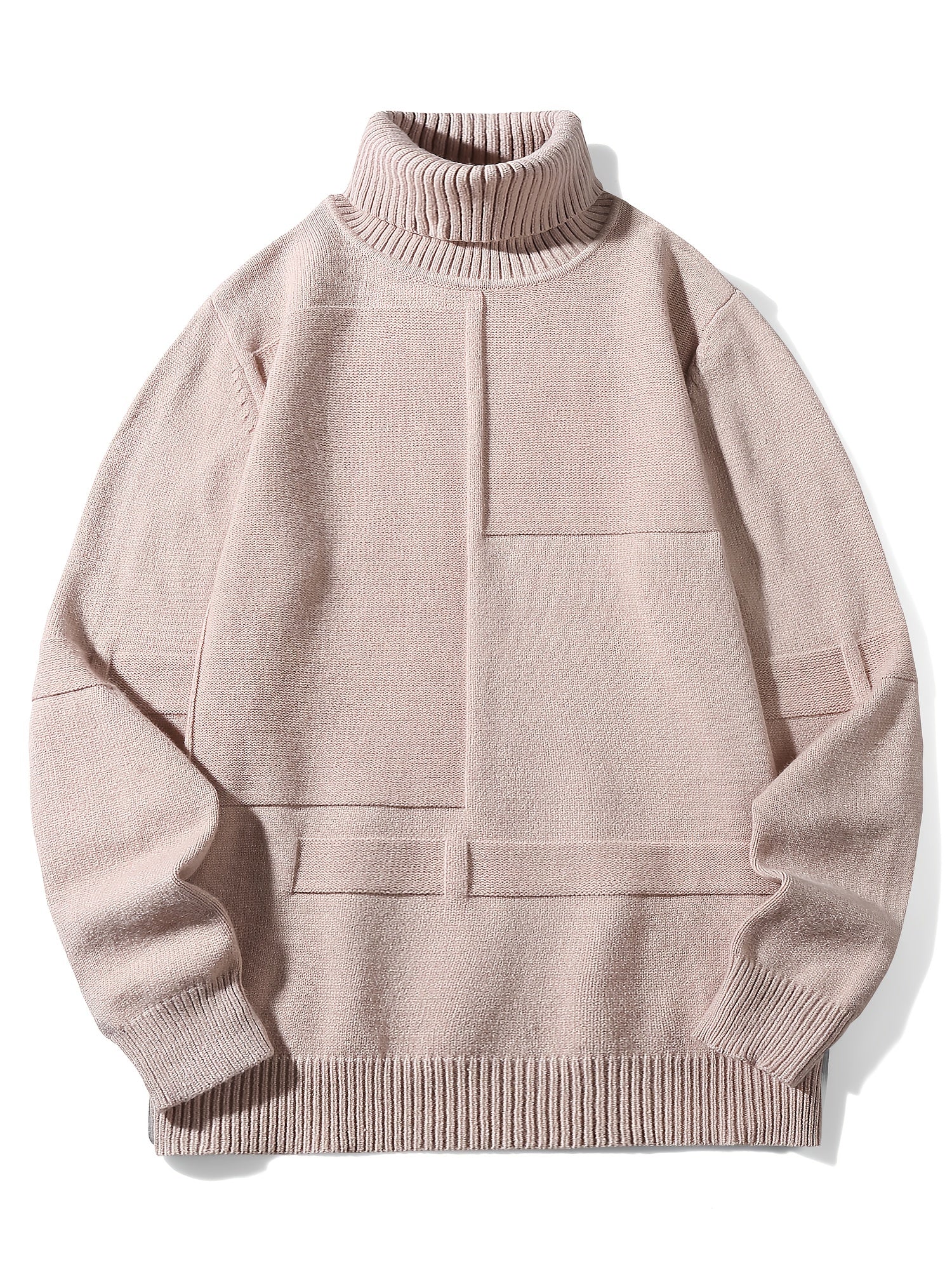 Maglione lavorato a maglia a righe per uomo