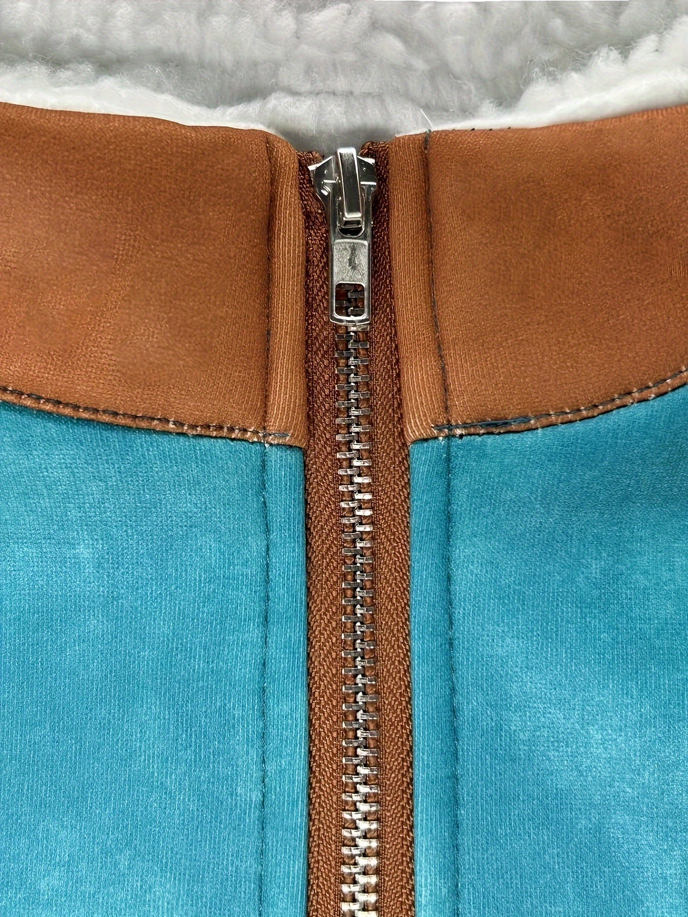 Felpa retr? da uomo foderata in pile