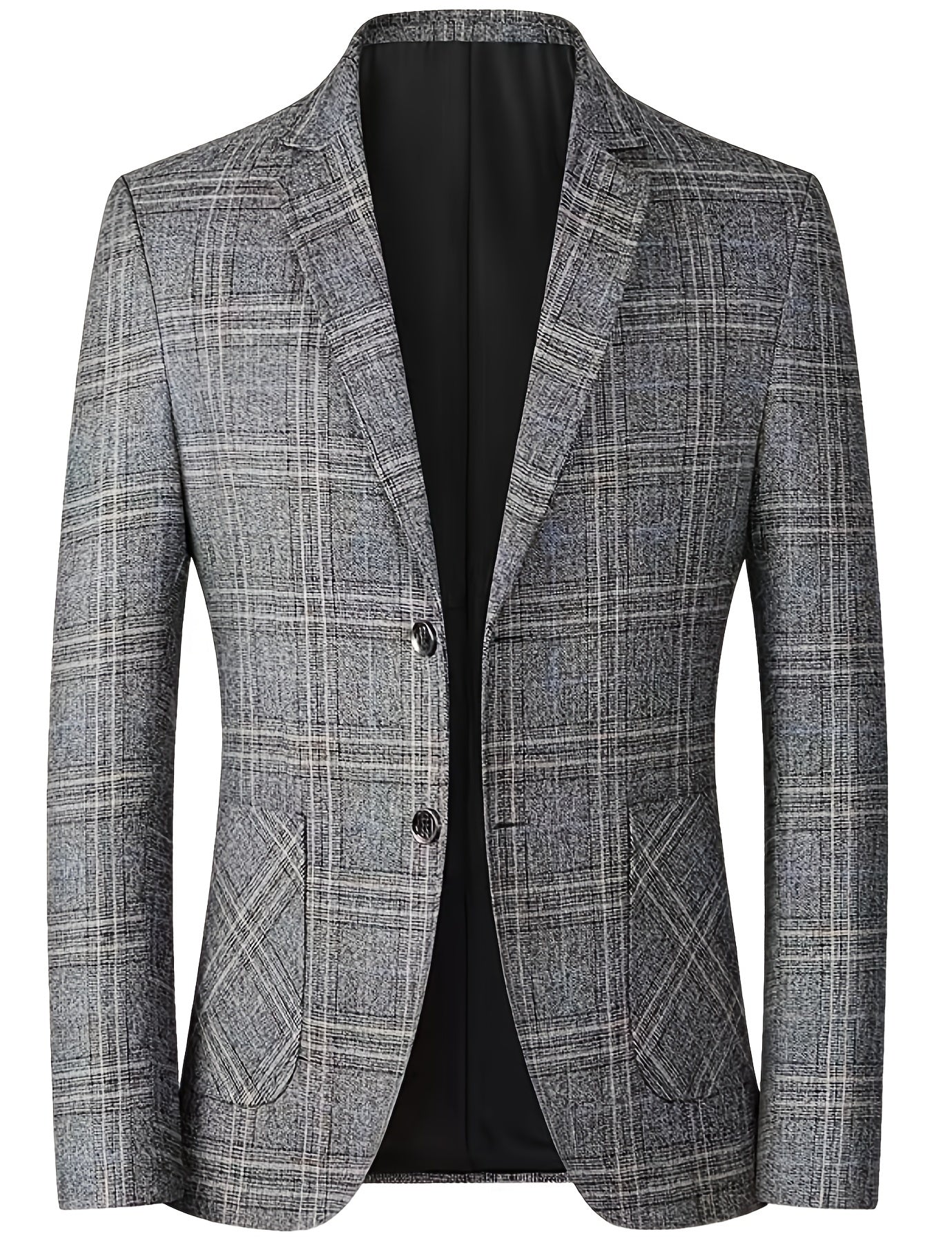 Abito casual slim a righe a quadri