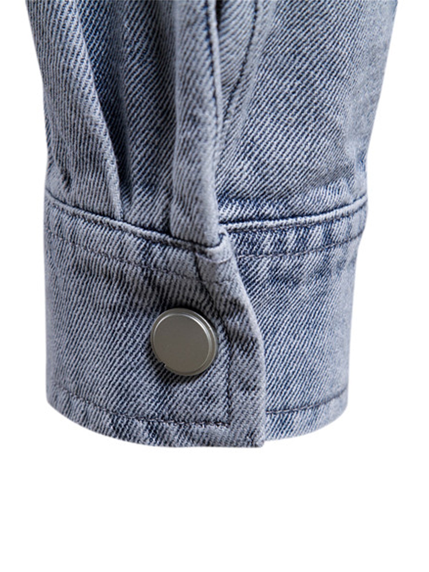 Camicia in denim a maniche lunghe da uomo