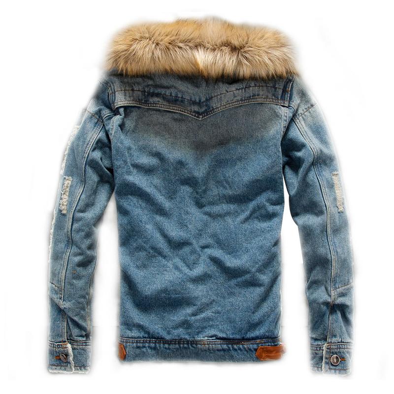 Giacca in denim con bordo Sherpa Rockfella