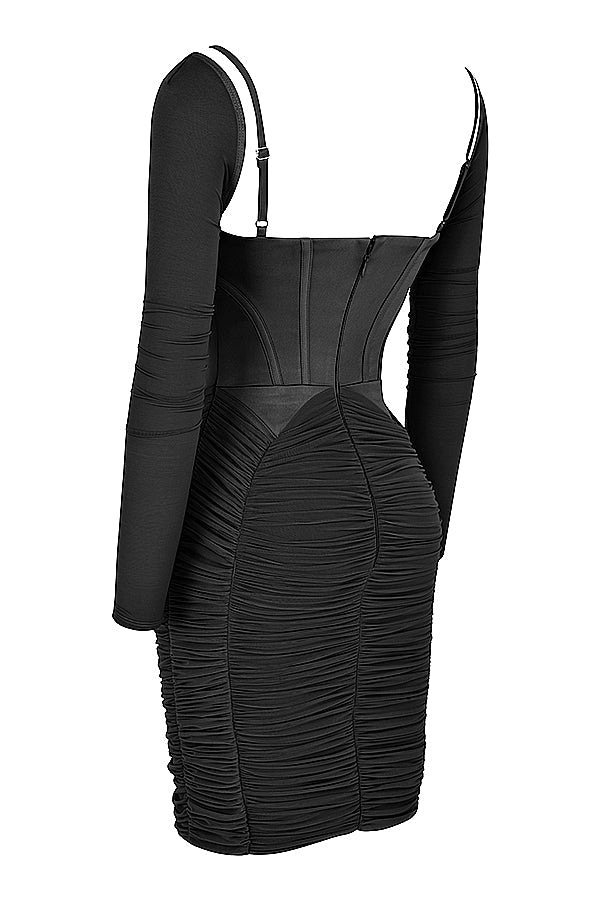 Abito corsetto raccolto