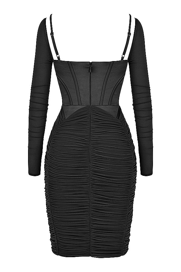 Abito corsetto raccolto