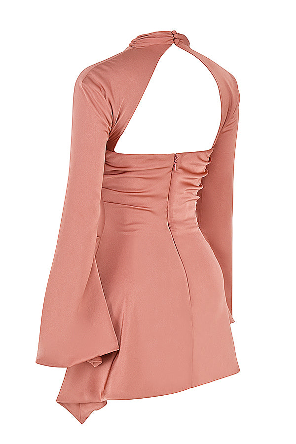 Abito a corsetto drappeggiato