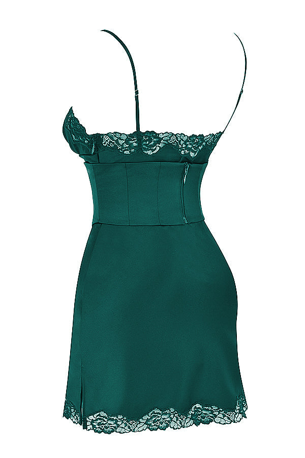 Abito sottoveste in raso