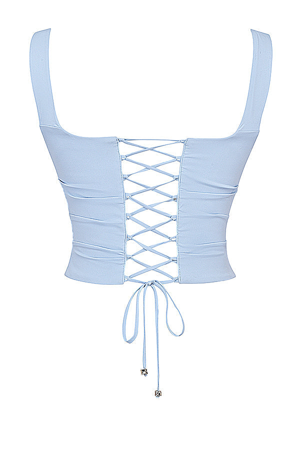 Ricco set con corsetto e maxi gonna