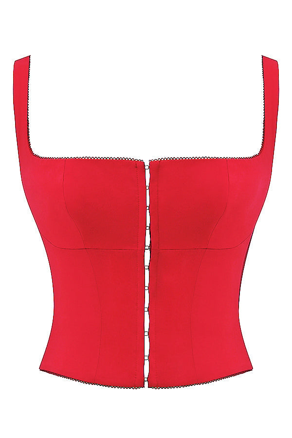 Corsetto Kersenrood
