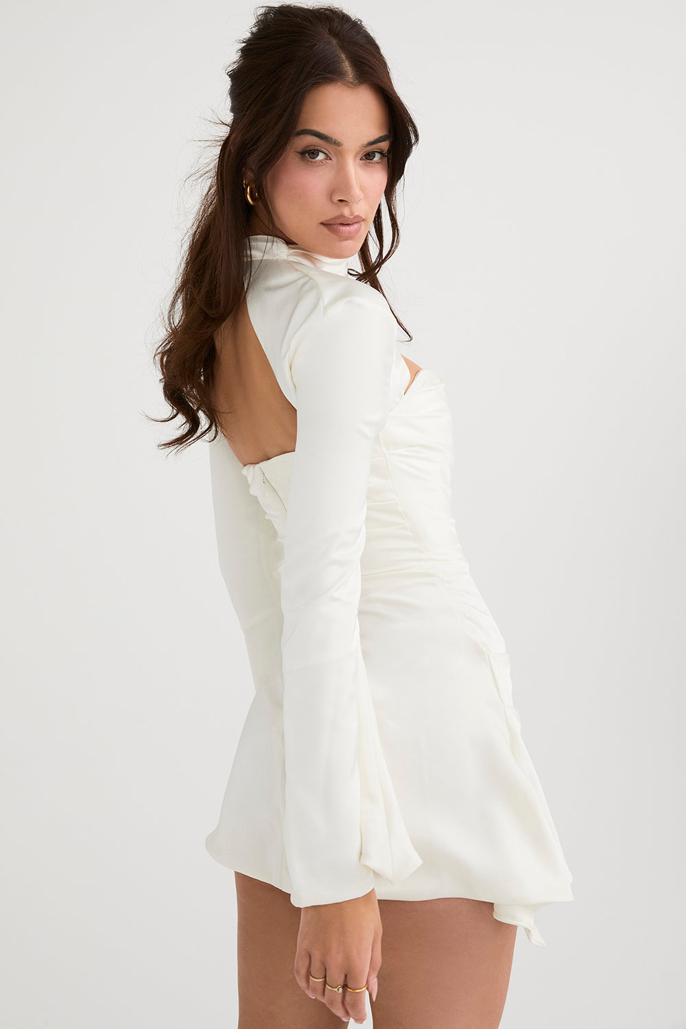 Abito a corsetto drappeggiato