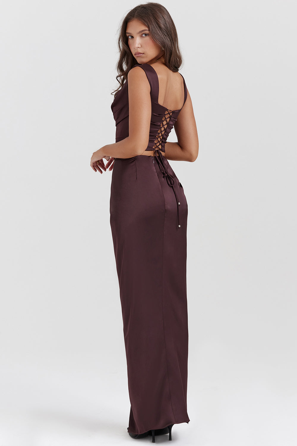 Ricco set con corsetto e maxi gonna